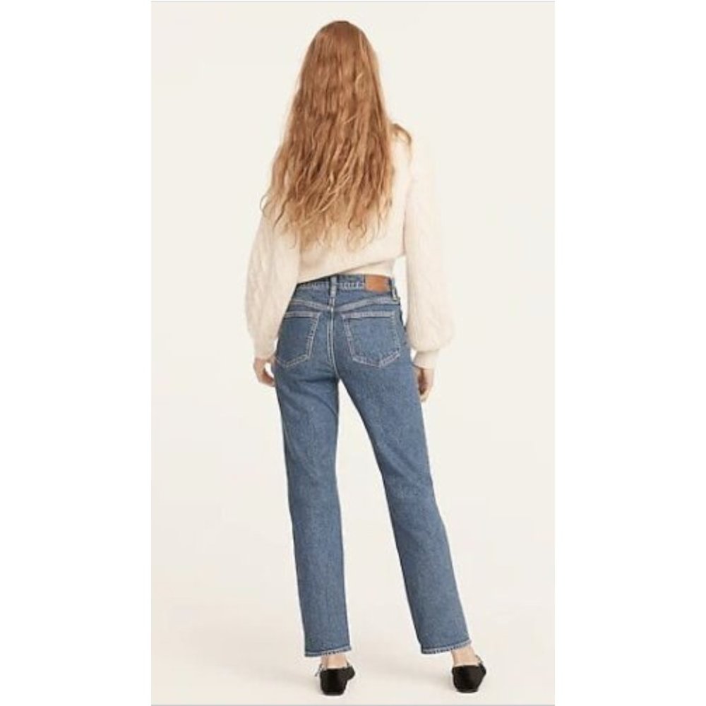 NEW Size 25T JCrew High Rise Full Length '90s Classic Straight Leg Jean